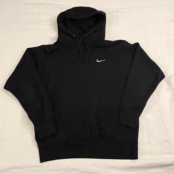 Nike Black Hooded Sweatshirt Size M - Picture 1 of 3